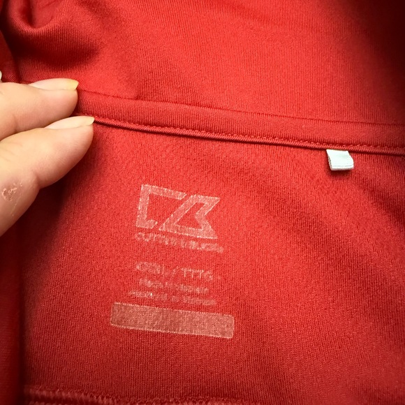 Cutter & Buck Arkansas Razorbacks  Red Polo Shirt - Picture 4 of 5